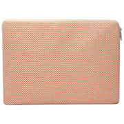 Hindbag Ava Small Weave 13inch Laptop Case - Coral Pink
