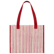 Hindbag Claude Tote Bag - Red/Pink Stripes