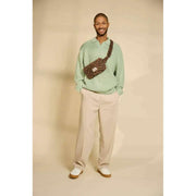 Hindbag Harry Rectangle Bum Bag - Leopard Cinnamon Brown