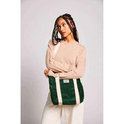 Hindbag Louise Square Crossbody Bag - Velvet Pine Green