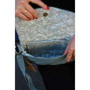 Hindbag Margault Quilted Shoulder Bag - Sage Green