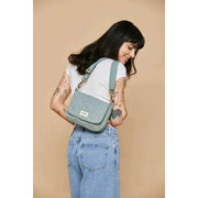 Hindbag Margault Quilted Shoulder Bag - Sage Green