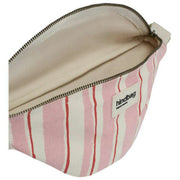 Hindbag Olivia Bum Bag - Red/Pink Stripes