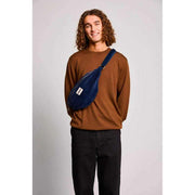 Hindbag Sasha Large Bum Bag - Velvet Navy Blue