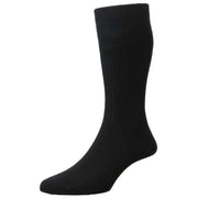 HJ Hall Original Cotton Softop Socks - Black