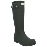 Hunter Original Tall Tartan Lined Boots - Dark Olive