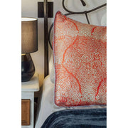 Jessica Russell Flint Coral Silk Pillowcase - Pink