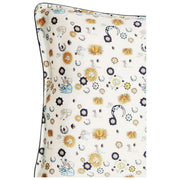 Jessica Russell Flint Kiss the Sky Silk Pillowcase - White/Yellow/Blue