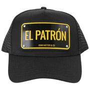 John Hatter El Patron Aluminium Trucker Hat - Black