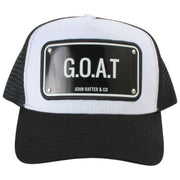 John Hatter GOAT Aluminium Trucker Hat - Black/White