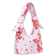 Lefrik Biwa Puffy Mini Floral Shoulder Bag - Floral Pink