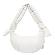 Lefrik Biwa Puffy Mirco Shoulder Bag - Ice White