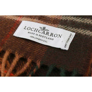 Locharron of Scotland Darwin Chisholm Hunting Lambswool Scarf - Brown