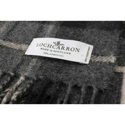 Locharron of Scotland Darwin Macrae Hunting Lambswool Scarf - Grey