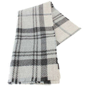 Locharron of Scotland Fearne Cranston Pearl British Wool Scarf - Grey/Black