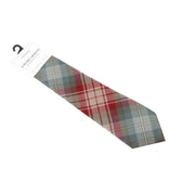 Locharron of Scotland Reiver Auld Scotland Tartan Wool Tie - Grey/Red