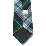 Locharron of Scotland Reiver Gordon Dress Modern Tartan Tie - Green/Yellow/Blue