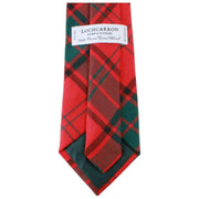 Locharron of Scotland Reiver Maxwell Modern Tartan Tie - Red/Green