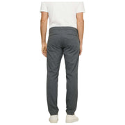 MAC Jeans Lennox Woolly Herringbone Trousers - Grey Stone