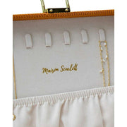 Maison Scarlett Louise Corduroy Jewellery Box - Cognac Brown