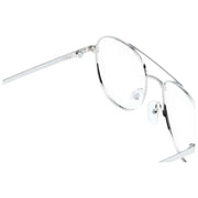 MessyWeekend Cruise Blue Light Reading Glasses - Clear/Silver