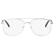 MessyWeekend Duke Blue Light Glasses - Silver