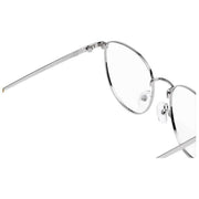 MessyWeekend Steve Blue Light Reading Glasses - Clear/Silver