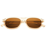 MessyWeekend Travis Blue Light Reading Glasses - Brown/Peach Beige
