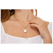 Pearls of the Orient Keishi Large Pearl Pendant Necklace - Gold/White