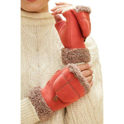 Powder Anna Mittens - Coral Orange