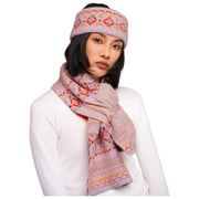 Powder Fair Isle Headband  - Cream Mix