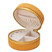 Powder Ladybird Mini Round Jewellery Box - Mustard Yellow