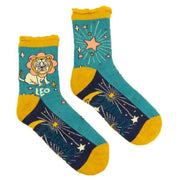 Powder Leo Ankle Socks - Teal Blue