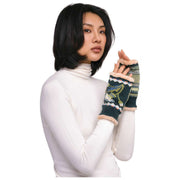 Powder Thistle Wrist Warmers - Blue