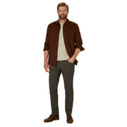 Redpoint Milton 5-Pocket Wool-Look Formal Modern Fit Jeans - Anthracite Grey