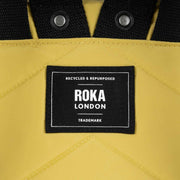 Roka Bantry B Small Black Label Recycled Nylon Backpack - Bamboo Yellow