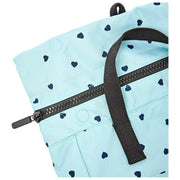 Roka Canfield B Medium Recycled Canvas Backpack - Blue/Blue Hearts