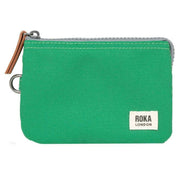 Roka Carnaby Small Recycled Canvas Wallet - Mountain Green