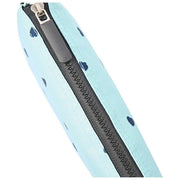 Roka Carnaby XL Recycled Canvas Crossbody Bag - Blue/Blue Hearts
