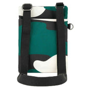 Roka Chelsea Urban Rose Camo Recycled Canvas Crossbody Bag - Green/White/Black