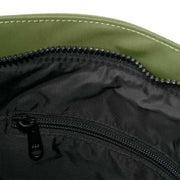 Roka Kennington B Medium Creative Waste Two Tone Recycled Nylon Crossbody Bag - Black/Avocado Green