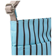 Roka Kennington B Medium Recycled Canvas Crossbody Bag - Blue Stripe