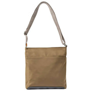 Roka Kennington B Medium Recycled Nylon Crossbody Bag - Army Brown