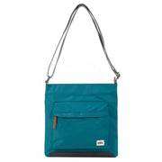 Roka Kennington B Medium Sustainable Nylon Cross Body Bag - Marine Blue