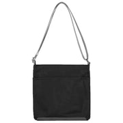 Roka Kennington M Medium Recycled Nylon Crossbody Bag - Black