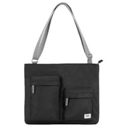 Roka Moorgate M Medium Recycled Nylon Crossbody Bag - Black