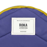 Roka Paddington B Creative Waste Colour Block Recycled Nylon Crossbody Bag - Purple/Yellow/Green