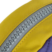 Roka Paddington B Creative Waste Colour Block Recycled Nylon Crossbody Bag - Purple/Yellow/Green