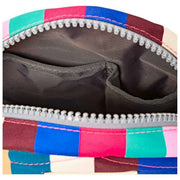 Roka Paddington B Recycled Canvas Crossbody Bag - Wide Stripe Multi-colour