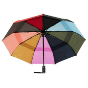 Roka Waterloo Recycled Nylon Umbrella - Bright Rainbow